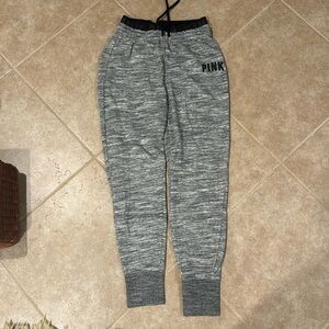 Pink Joggers with black waistband